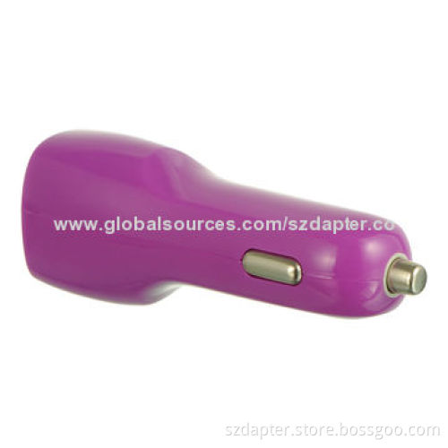 2.1A 2 Ports USB Car Chargers with LED Power Light Indication